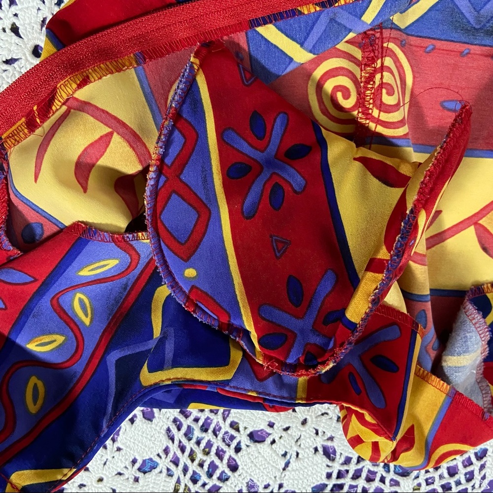 Sag Harbor Petite bright colored dress - Picture 5 of 11